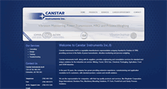Desktop Screenshot of canstarinstruments.com