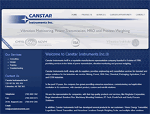 Tablet Screenshot of canstarinstruments.com